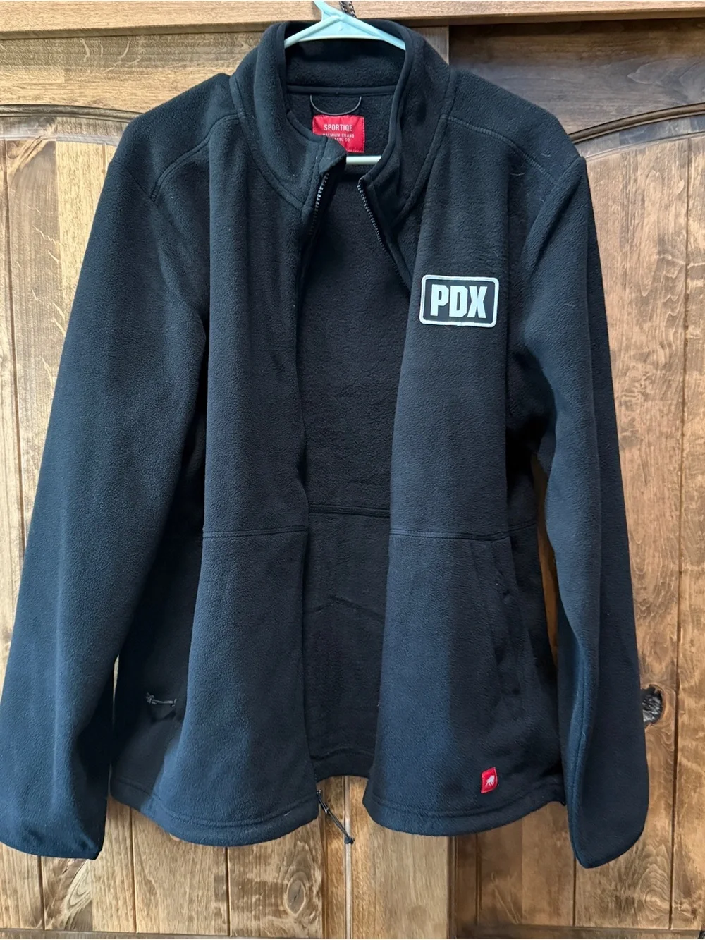 Classic Black Fleece Jacket